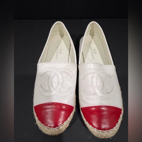 H.B High Brand Flat Slip On Braided Espadrille Shoes Womens Sz 38/US 7 - Picture 5 of 12